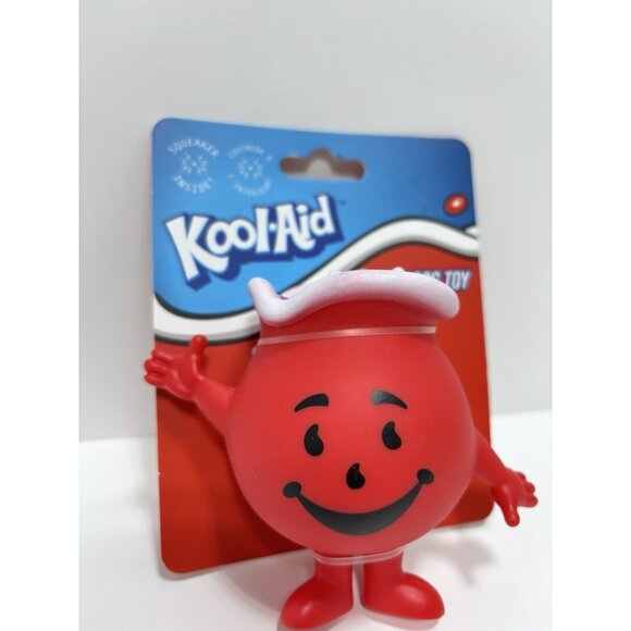Koolmaid Vinyl Dog Toy Red Squeaky Pitcher Shaped Logo Style Fun Pet Play - Picture 6 of 6